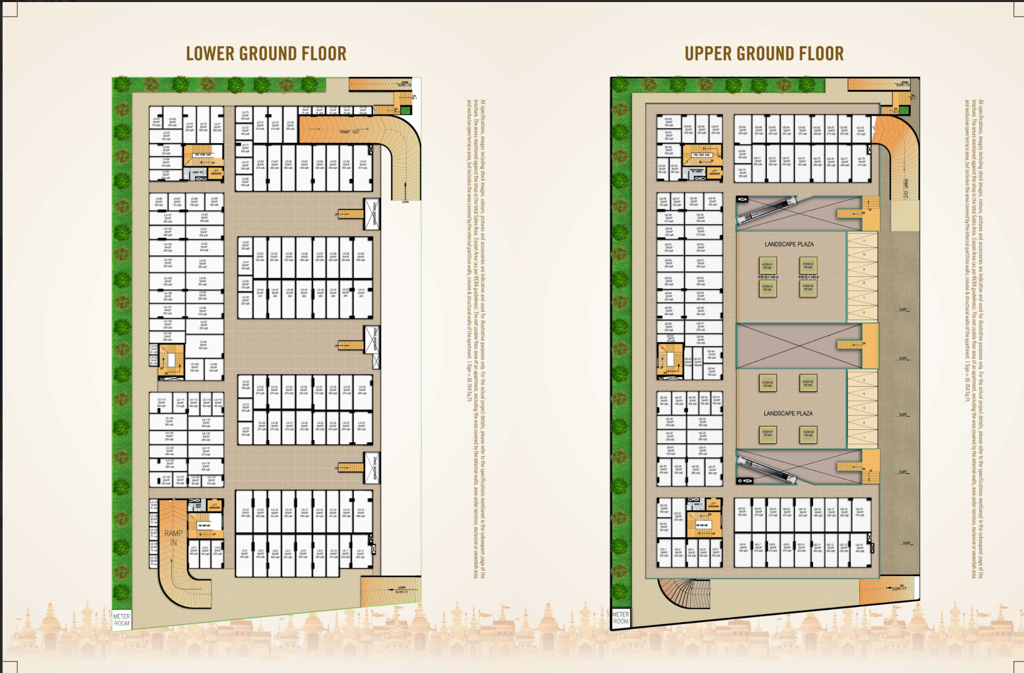 2 BHK Floor Plan